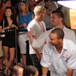 Gus Hansen and Phil Ivey horsing* around at the table yesterday during the $50k H.O.R.S.E. World Championship. (*fuck, we're doing it in captions now)
