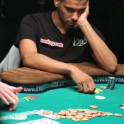 David Williams and his new look (not pictured) is among the WPT Championship Day 2 chip leaders.