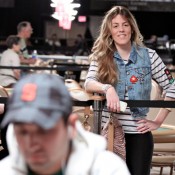 David Baker (left foreground) will come back a few shy of the money today in the $50,000 Player's Championship.