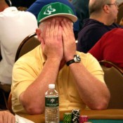 What Dan Harrington's reaction probably looked like upon hearing he was elected into the Poker Hall of Fame.