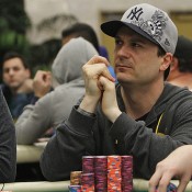 Yes, Joe DeNiro is Day 2 WPT LAPC chip leader. No, he's not related.