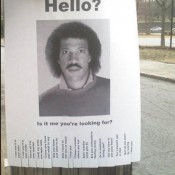 Whoever made the Lionel Richie Hello poster, you are brilliant.