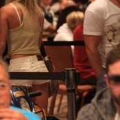 Nick Phillips (foreground right) has had an up and down day stacked at hey that's Ass Girl 3!
