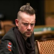 Even his hair looks like a flame.